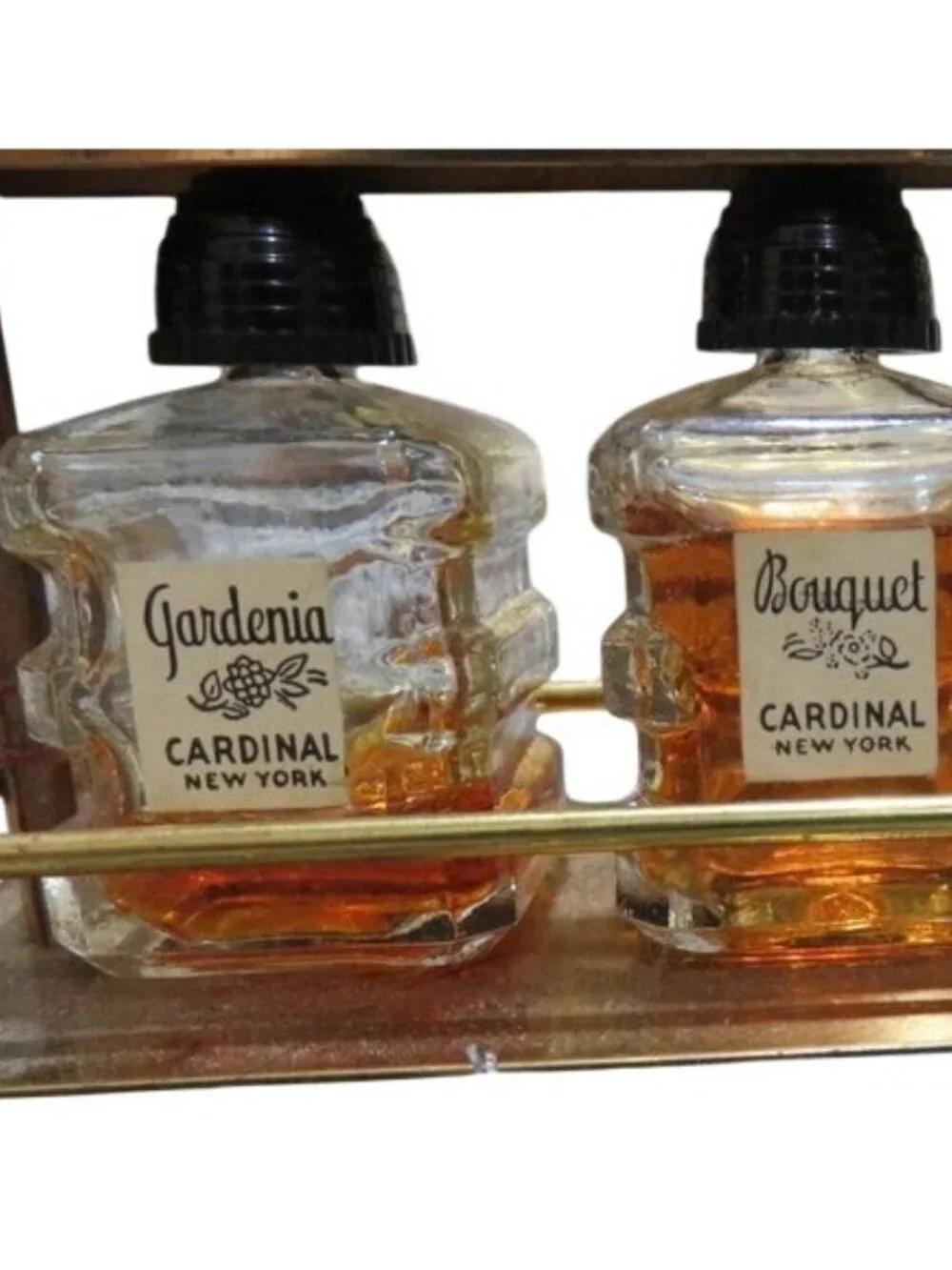 Tantalux by Cardinal Eau De Parfum Gardenia Chypre Bouquet Heart Lock & Key 1938